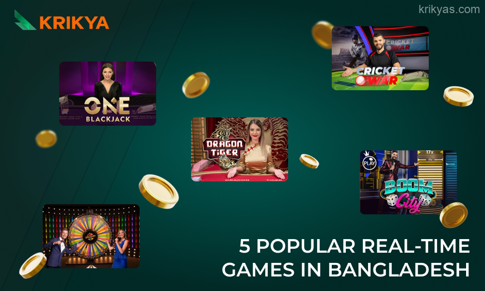 Users of Krikya Live Casino appreciate the variety of games presented on the website and in the mobile application, and games such as One Blackjack, Dragon Tiger, Cricket War, Spin A Win Wild and Boom City are especially popular among them