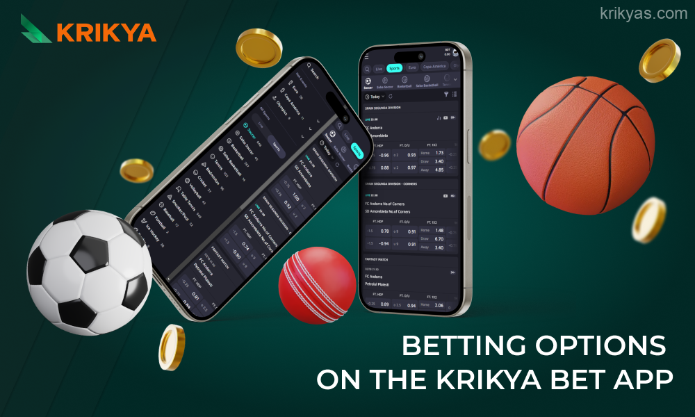 Krikya Bet App provides Bangladeshi bettors with a wide range of sports to bet on including Football, Basketball, Cricket and Kabaddi