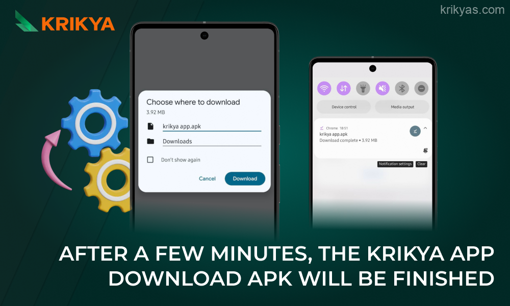 Once the Krikya APK file is downloaded to your Android smartphone, you can start installing it