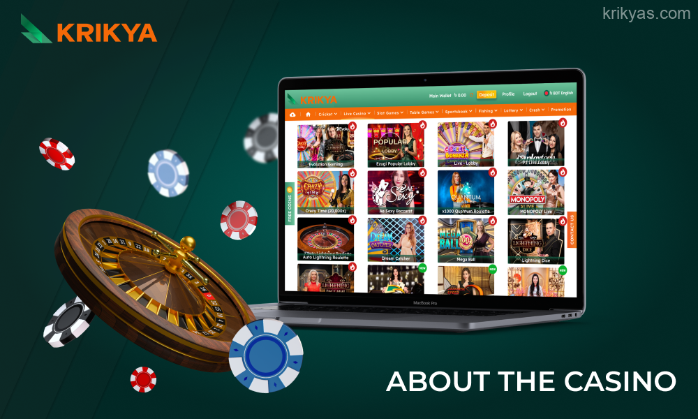 Gamblers in Bangladesh can safely use Krikya Casino's certified sports betting and gambling site