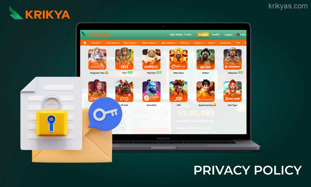 Krikya Bangladesh privacy policy ensures the security and protection of customers' private information